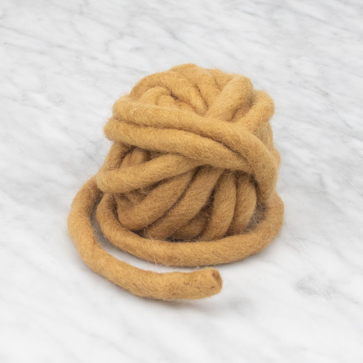 Chunky Felted Rope - Butternut
