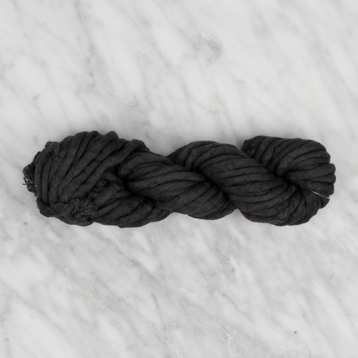 5mm Hand-Dyed Cotton String - Coal - 100 grams
