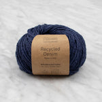 Recycled Denim Yarn - Dark Blue (3ply)