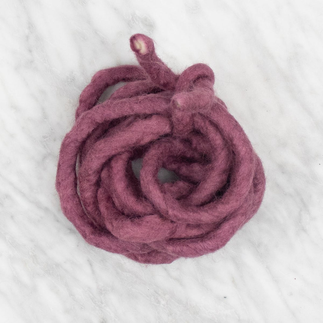 Chunky Felted Rope - Hawthorn Rose - 100 grams