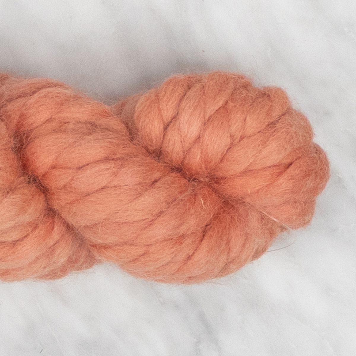 Chunky Merino Wool Twist - Orange Rust