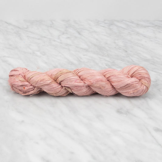 Recycled Sari Silk Ribbon - Peach Blossom