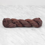 Recycled Sari Silk Ribbon - Red Oak