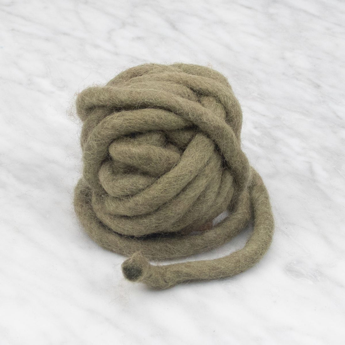 Chunky Felted Rope - Sage Green