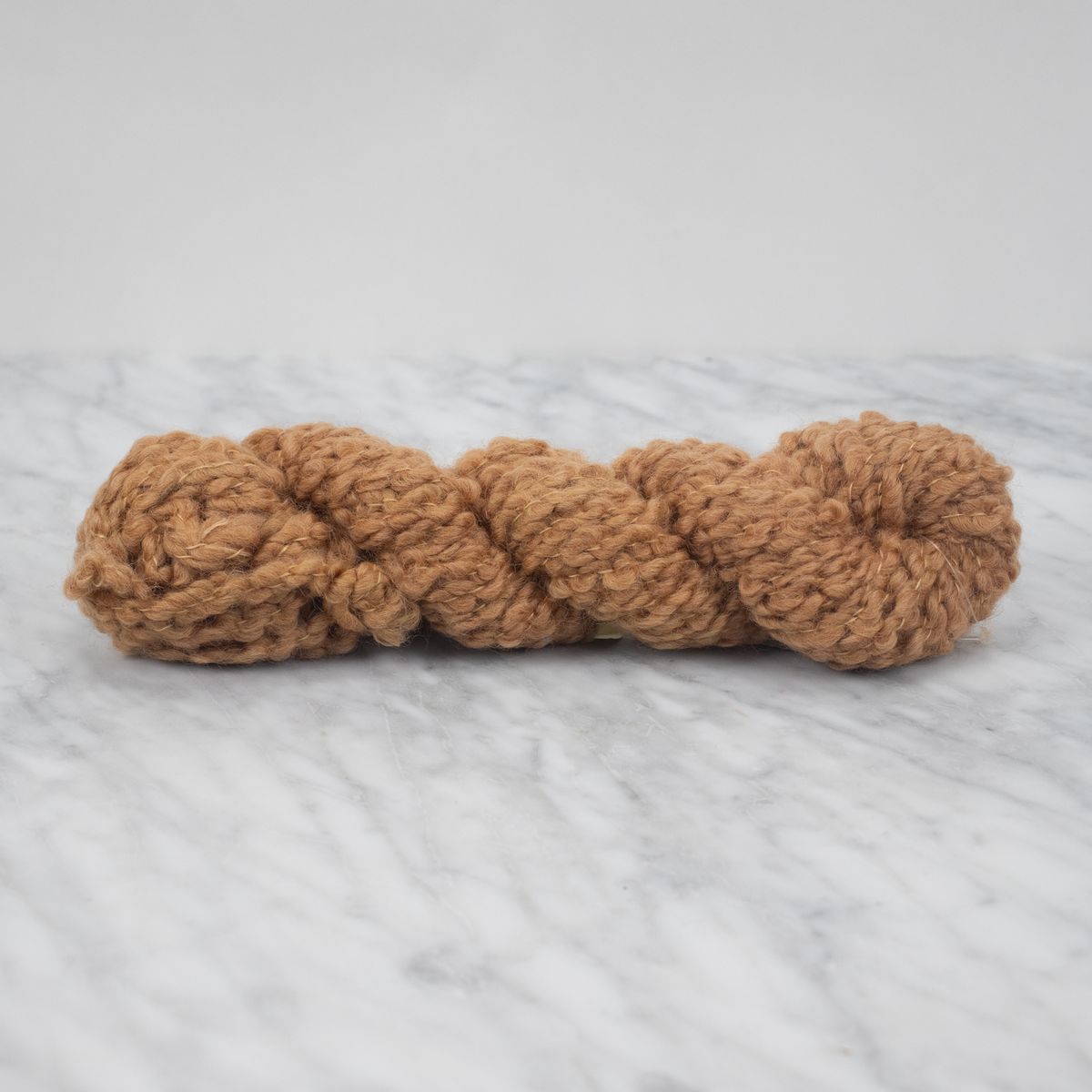 Merino Bouclé Yarn - Antique Gold - 100 grams
