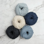 Recycled Denim Yarn - Mauve (3ply)
