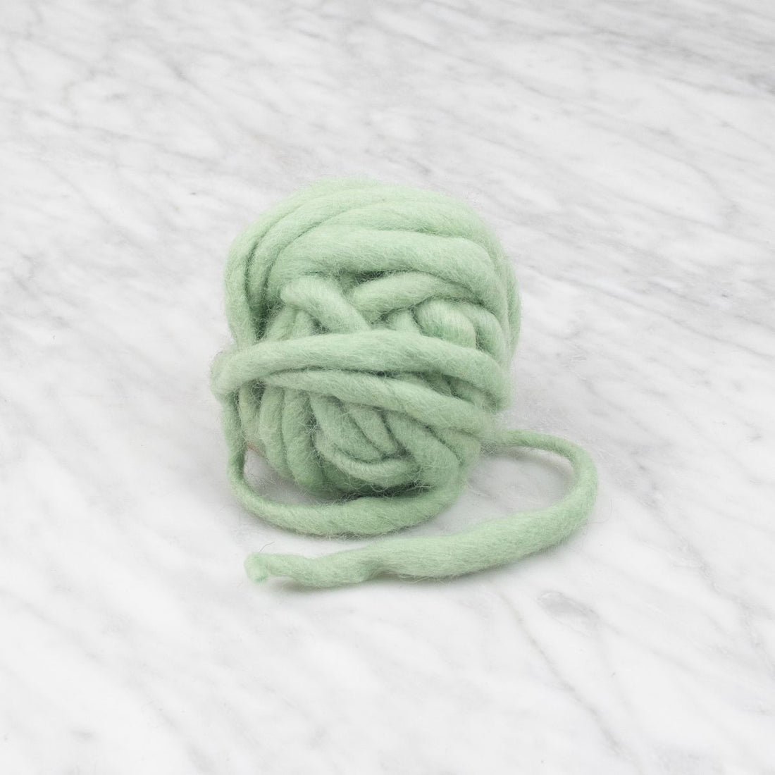 Chunky Wave Felted Yarn - Mint