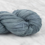 Recycled Sari Silk Ribbon - Chambray