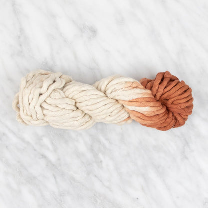 5mm Dip-Dyed Cotton String - Orange Rust - 100 grams