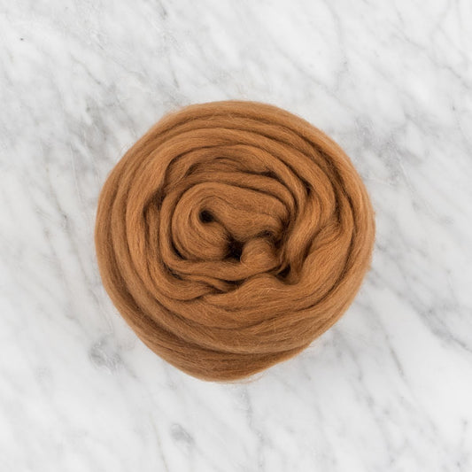 Organic Merino Wool Roving - Fox