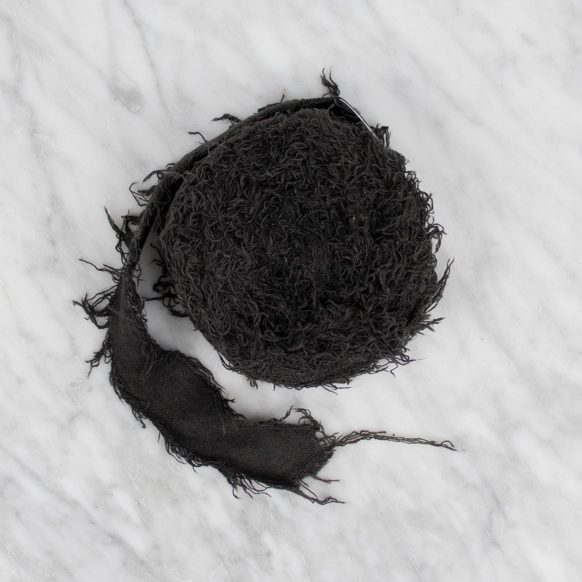 Cotton Ribbon Roll - Coal