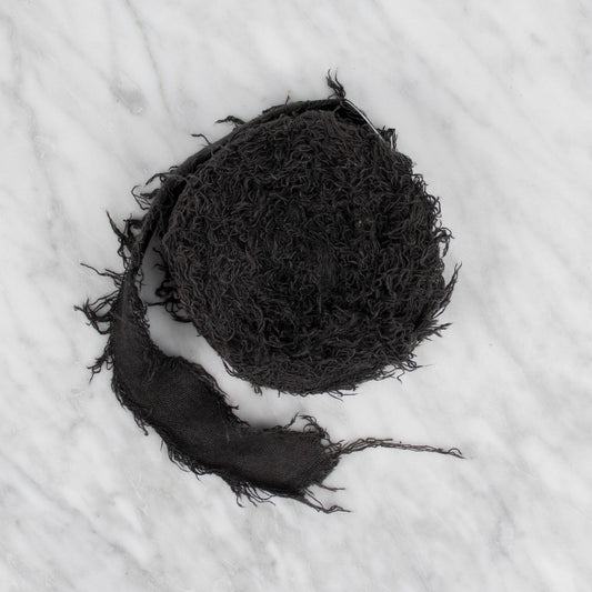 Cotton Ribbon Roll - Coal