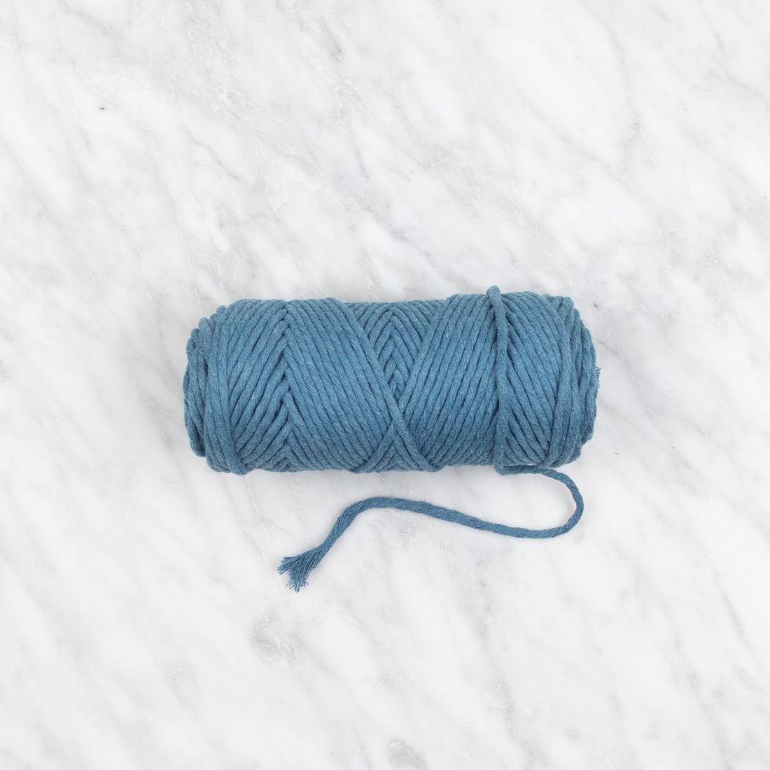 3 mm Recycled Cotton String 200gr / 7oz Denim Blue