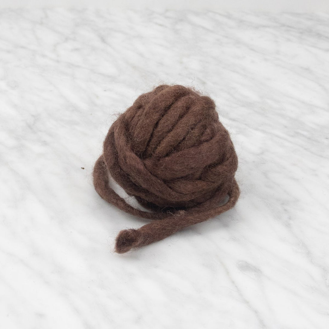 Chunky Wave Felted Yarn - Chocolate