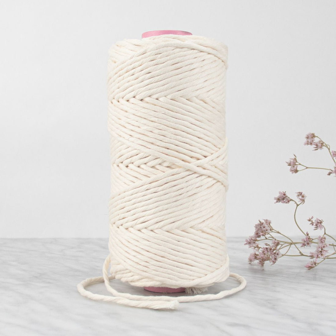 Egyptian Cotton String - 5mm - 500 grams - Ivory