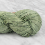 Recycled Sari Silk Ribbon - Sage