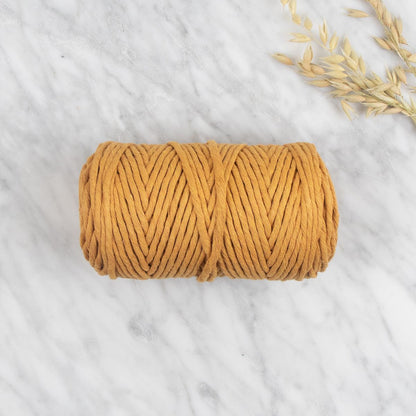 5mm Recycled Cotton String 0.5 kg Pale Ochre