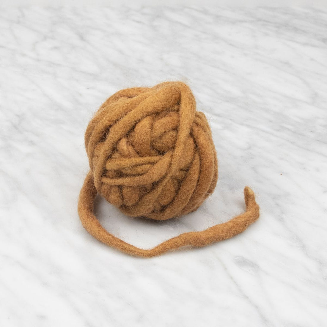 Chunky Wave Felted Yarn - Antique Gold