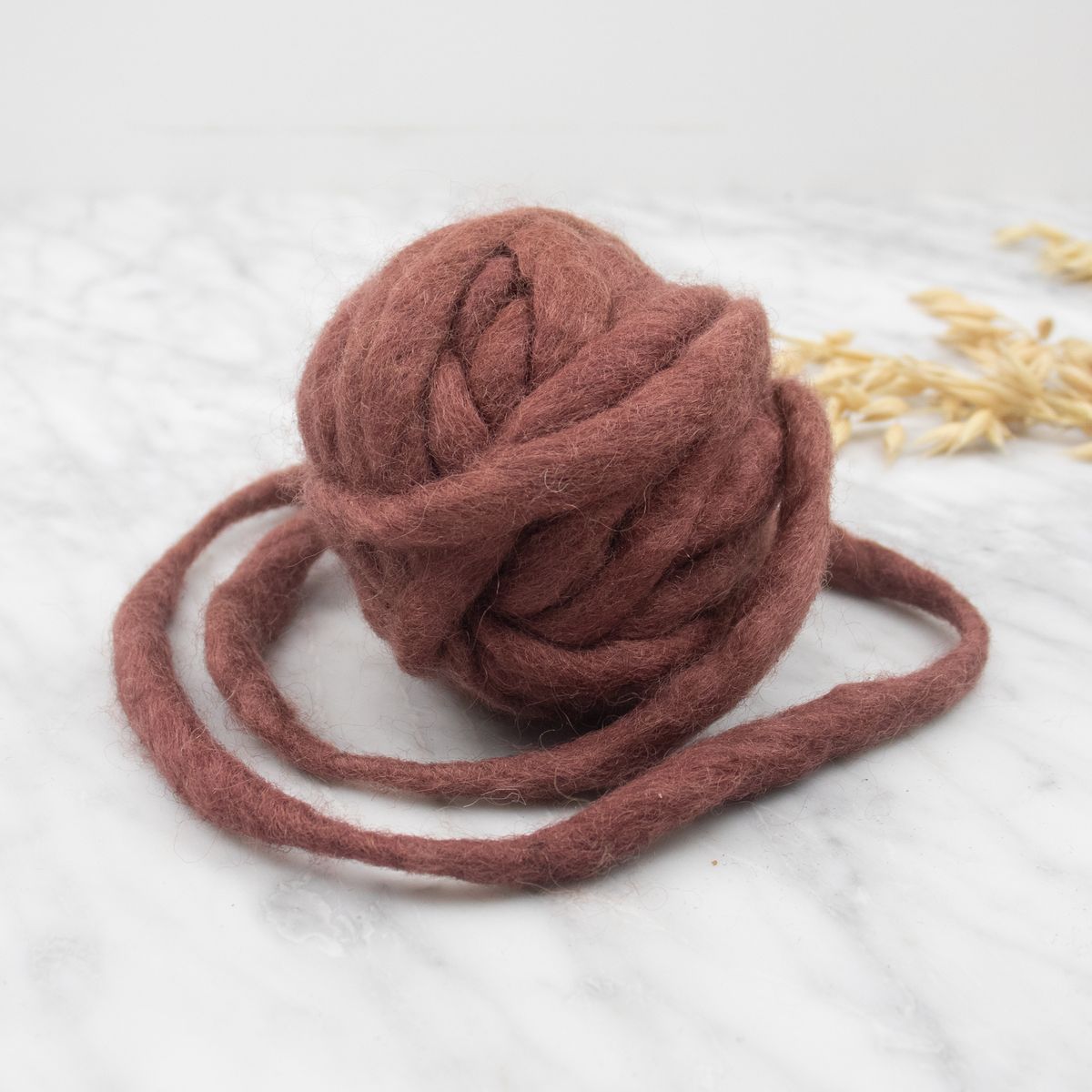 Chunky Wave Felted Yarn - Redwood