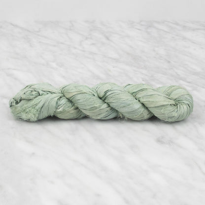 Recycled Sari Silk Ribbon - Mint