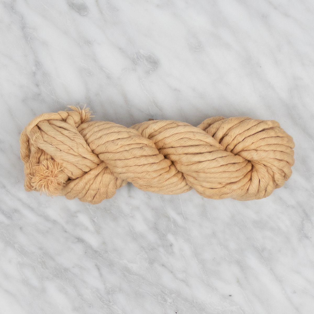 5mm Hand-Dyed Cotton String - Bright Peach - 100 grams