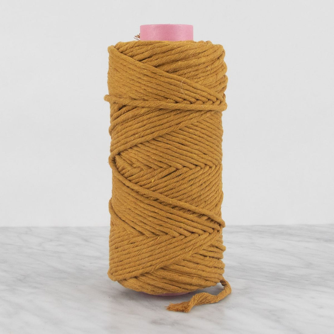 5mm Recycled Cotton String 0.5 kg - Ochre
