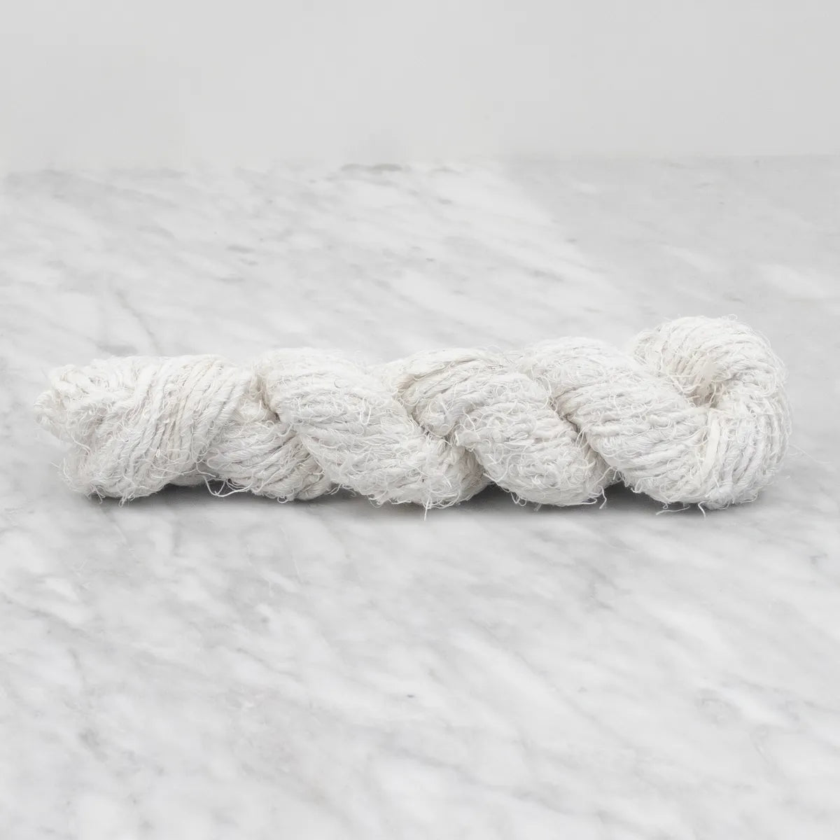 Recycled Linen Yarn - Woolly White