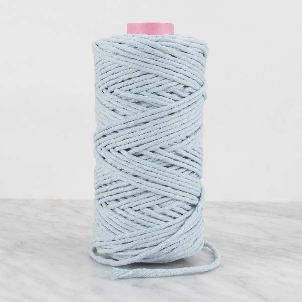 5 mm Recycled Cotton String 0.5 kg - Sky