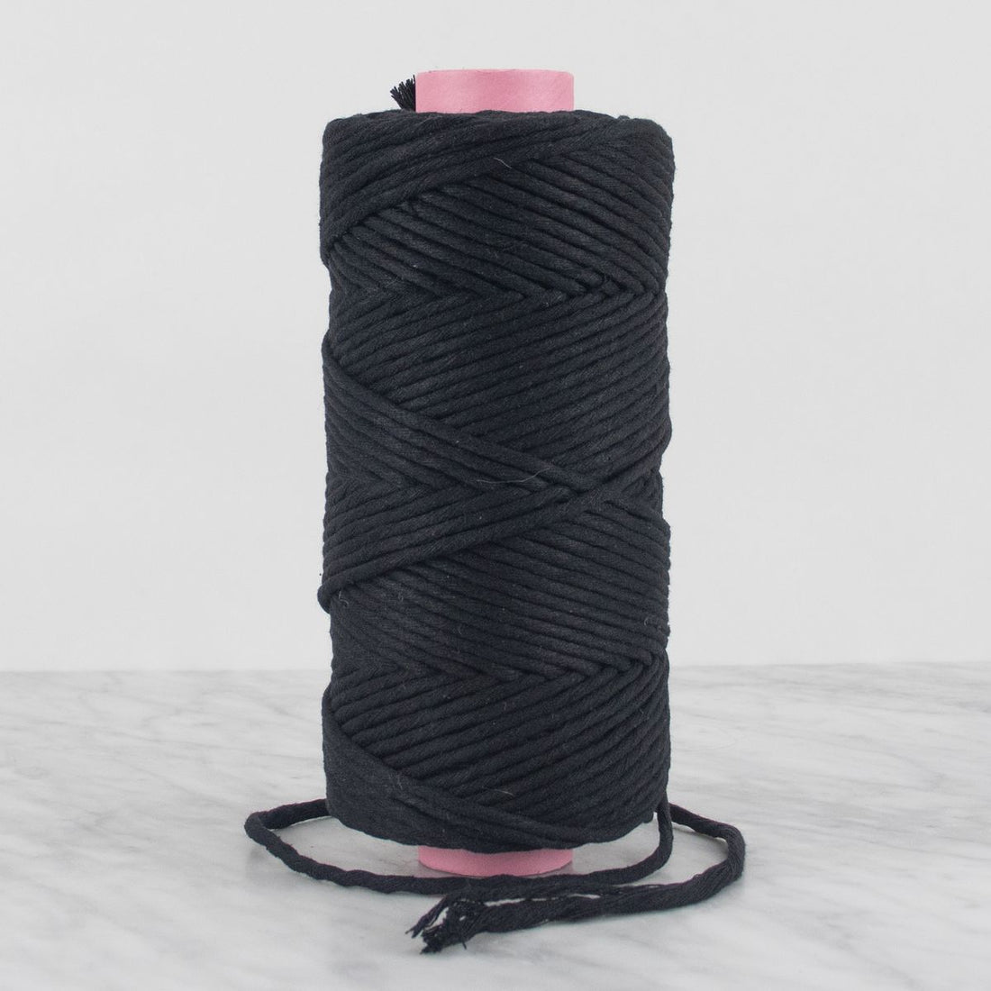 5mm Recycled Cotton String 0.5 kg - Black