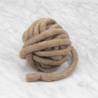 Chunky Felted Rope - Driftwood