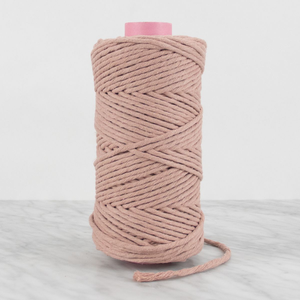 5mm Recycled Cotton String 0.5 kg - Antique Peach