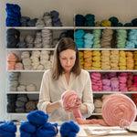 Organic Merino Wool Roving - Lipstick