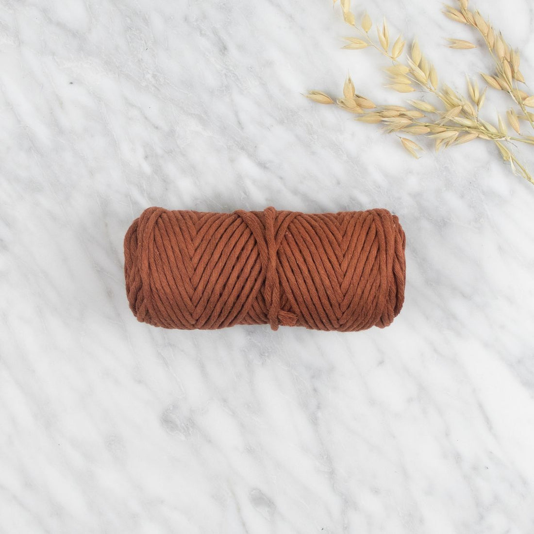 3 mm Recycled Cotton String 200gr / 7oz Cinnamon