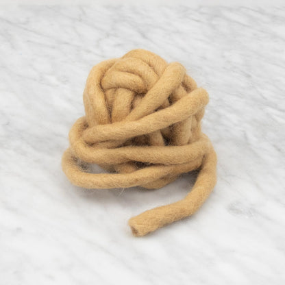 Chunky Felted Rope - Bright Peach