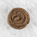 Organic Merino Wool Roving - Camel