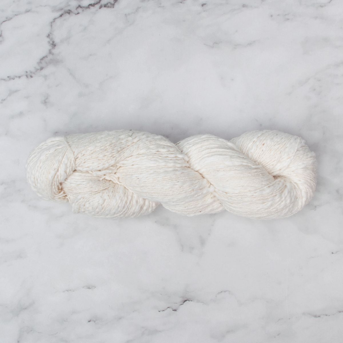 CottonSlubYarn - Woolly White
