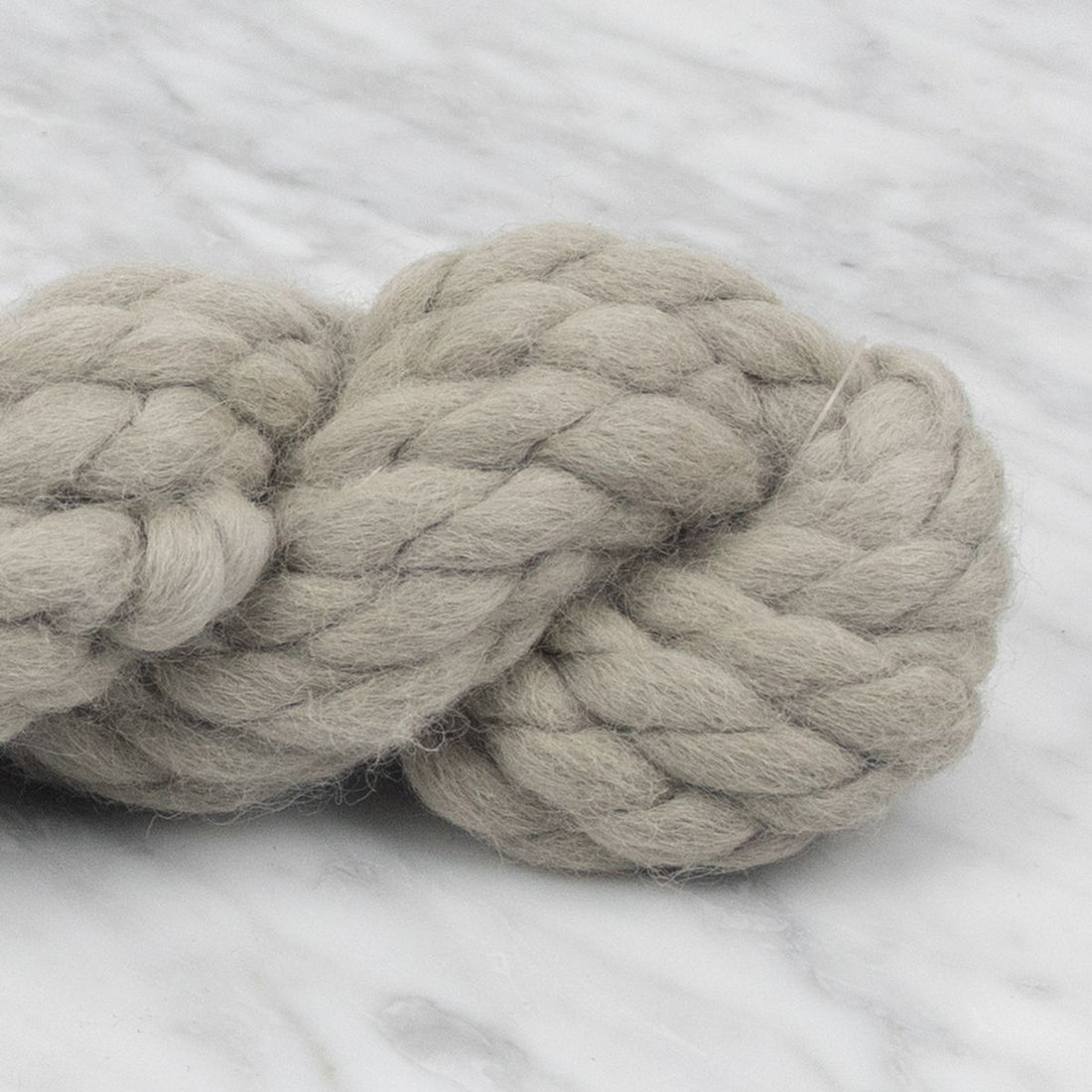 Chunky Merino Wool Twist - Silver Grey