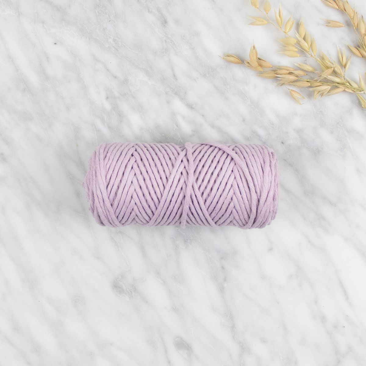 3 mm Recycled Cotton String 200gr / 7oz Lila