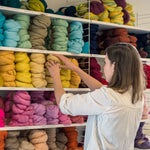 Organic Merino Wool Roving - Rose