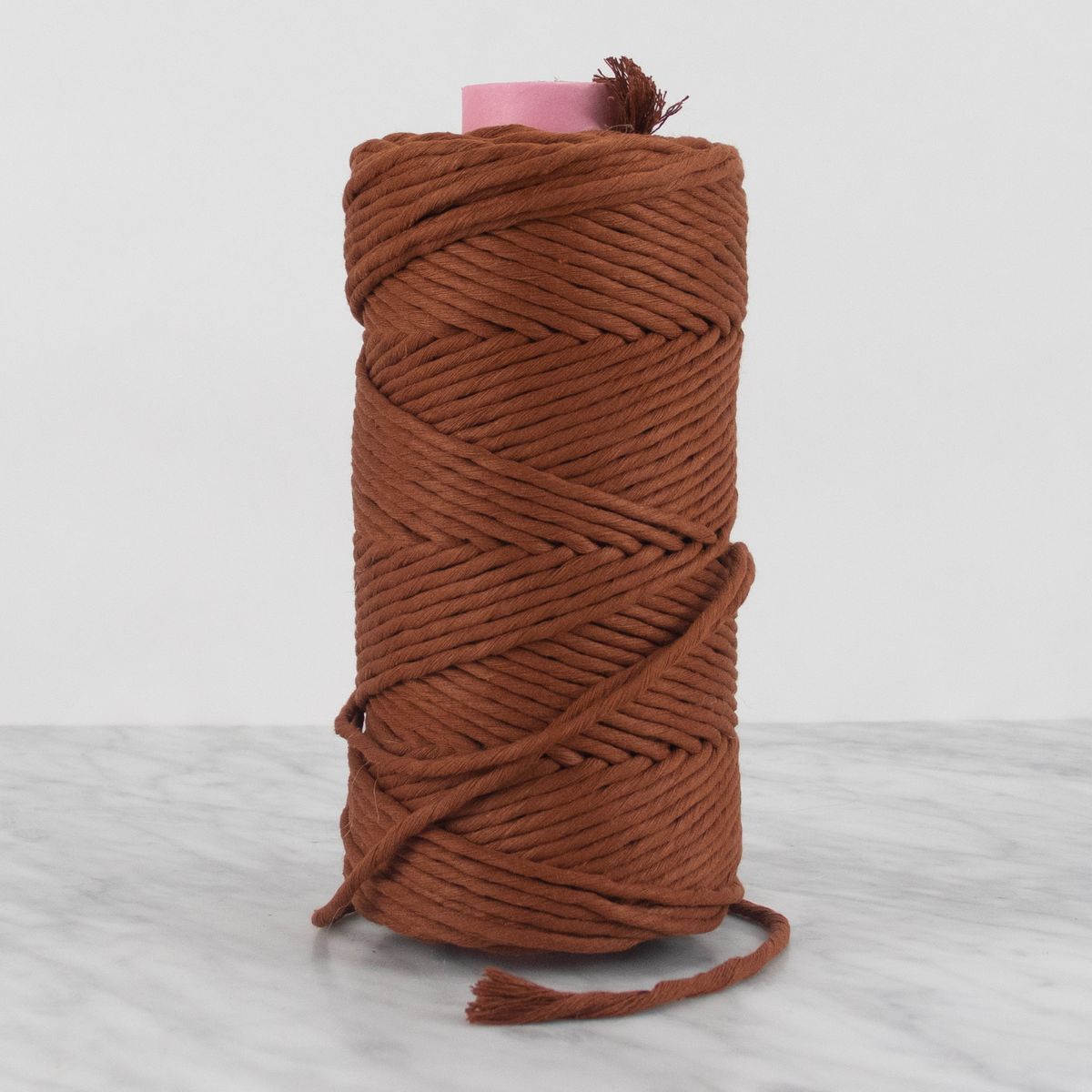 5mm Recycled Cotton String 0.5 kg - Cinnamon