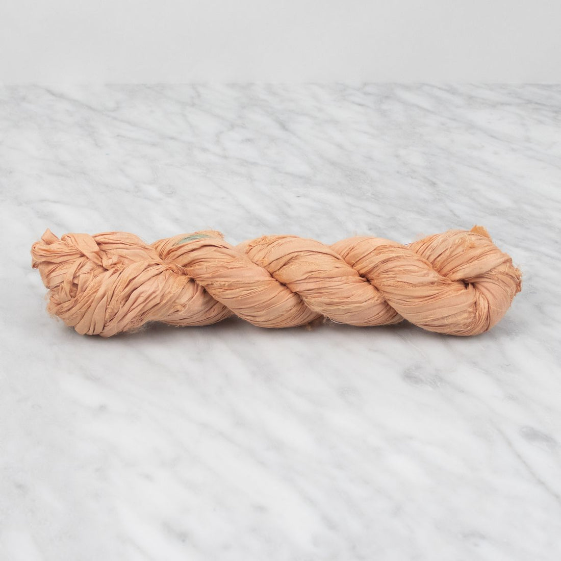 Recycled Sari Silk Ribbon - Copper