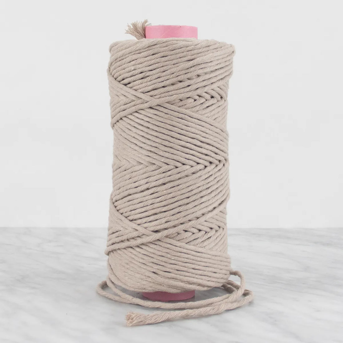 5mm Recycled Cotton String 0.5 kg - Beige