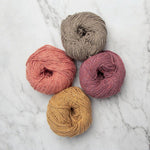 Recycled Denim Yarn - Mauve (3ply)