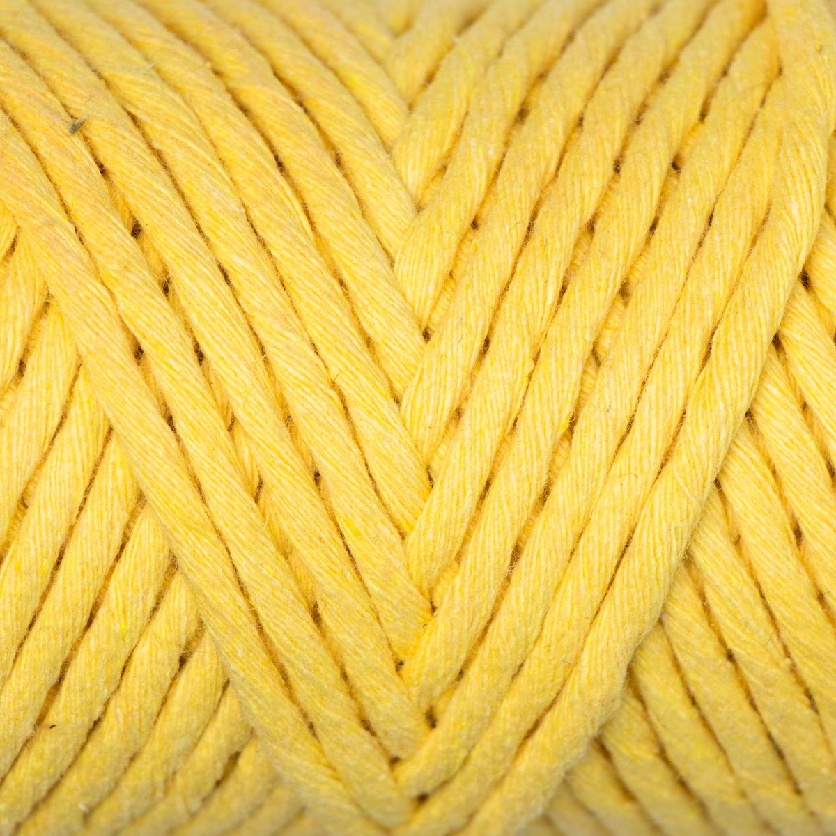 3 mm Recycled Cotton String 200gr / 7oz Lemon