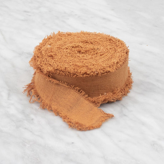 Cotton Ribbon Roll - Russet Orange