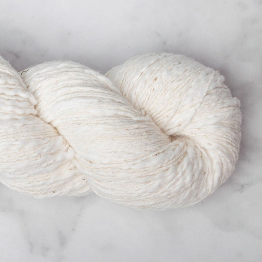 CottonSlubYarn - Woolly White