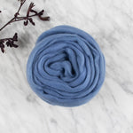 Organic Merino Wool Roving - Sky