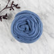 Organic Merino Wool Roving - Sky