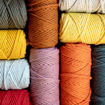 3 mm Recycled Cotton String 200gr / 7oz sun