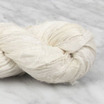 Recycled Sari Silk Ribbon - Ivory